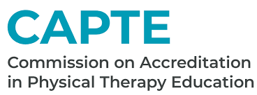 Logo for CAPTE, the Commission on Accreditation in Physical Therapy Education